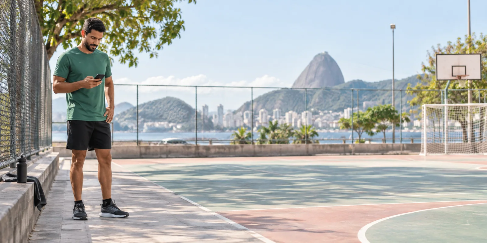 Cena ilustrativa com pessoa adulta fictícia no Brasil